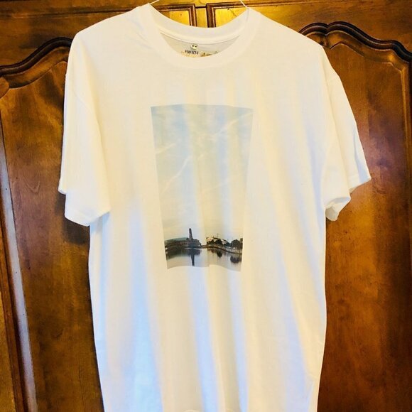 Graphic Tee Asbury Park NJ Beach Original Photo Ocean Grove Lake and Sky Large - Picture 9 of 14